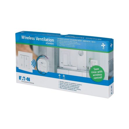 White Wireless Switch, 2 Gang, CPAD [193731 CPAD-00/216]; 253-247