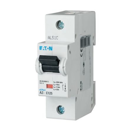 xEffect MCB, 1P, 50A Curve D, 230V AC, 60V DC, 25 kA Breaking Capacity [211814 AZ-D50]; 253-261