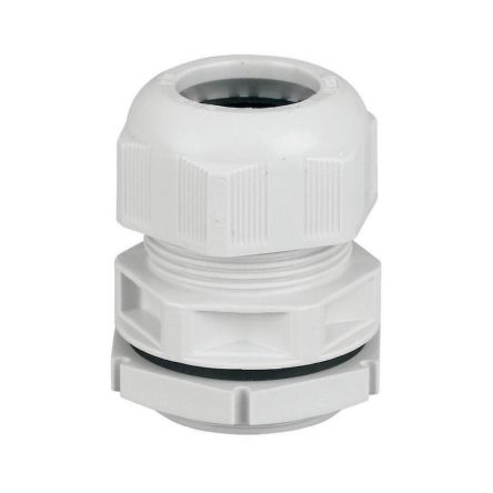 xEffect Accessories Series Grey Polyamide Cable Gland, M20 Thread, 6mm min., 13mm max., IP68 [206910 V-M20]; 253-319