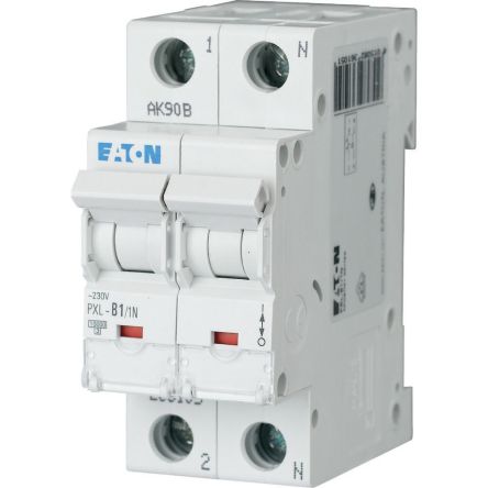xPole - PXL PXL MCB, 1P, 1A Curve C, 230V AC, 10 kA Breaking Capacity [236151 PXL-C1/1N]; 253-439