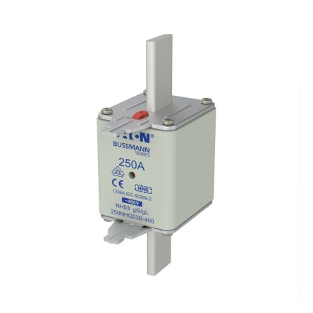 Eaton 250A Tag Fuse, 54 x 150mm, 400V [250NHG03B-400 NH FUSE 250A 400V GG/GL SIZE 03]; 253-704