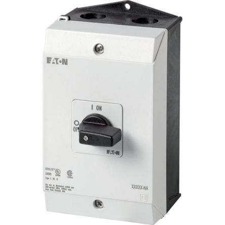 Eaton 4 Pole Surface Mount Isolator Switch - 32A Maximum Current, IP65 [263976 T3-4-8344/I2-NA]; 253-799