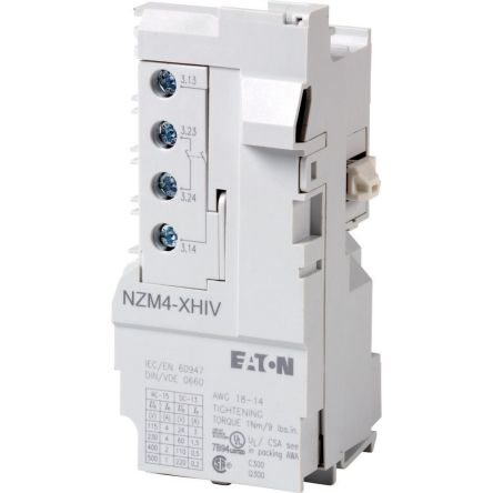 Eaton Auxiliary Contact, 2 Contact, 2NO, NMZ NMZ [266172 NZM4-XHIV]; 253-865