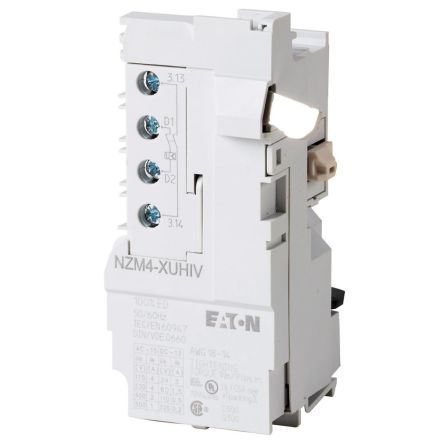 Eaton NZM Undervoltage Release for use with Circuit Breaker [266222 NZM4-XUHIV380-440AC]; 253-873