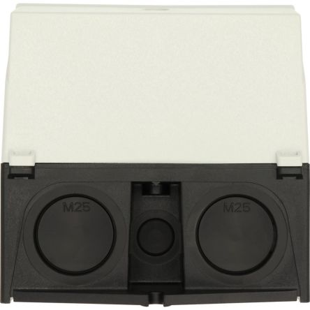 Eaton Series Black, White Plastic General Purpose Enclosure, IP65, 181 x 100 x 100mm [225325 CI-K2-T3-4]; 253-984