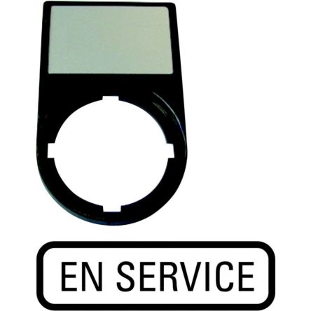 Eaton Label Mount for Use with M22 Series For Labeling, EN SERVICE [256793 M22S-ST-F7]; 254-076