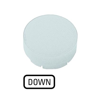 Eaton M22 Series White Push-In Push Button Head Cap, 24mm Cutout [218375 M22-XDLH-W-GB4]; 254-268