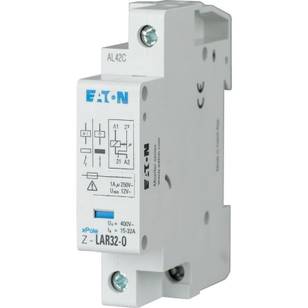 Eaton DIN Rail Relay, 250V Coil, 32A Switching Current, NC [248258 Z-LAR32-O]; 254-413