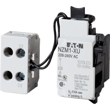 Eaton Eaton Moeller NZM Undervoltage Release for use with N(S)1(-4), NZM1(-4) [259452 NZM1-XU24DC]; 254-461