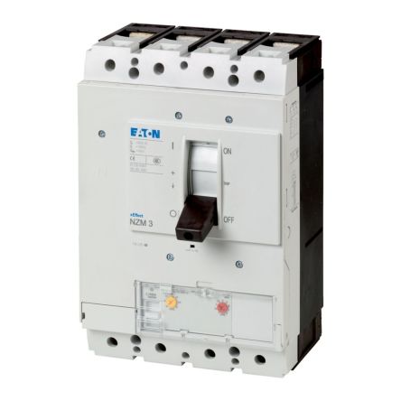 Eaton, Eaton Moeller NZM MCCB Molded Case Circuit Breaker 4P 400A, Breaking Capacity 5 kA, Fixed Mount [265891 NZMN3-4-AE400]; 254-539