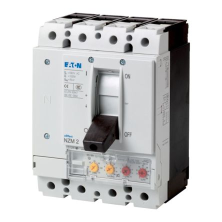 Eaton, Eaton Moeller NZM MCCB Molded Case Circuit Breaker 4P 160A, Breaking Capacity 5 kA, Fixed Mount [265936 NZMN2-4-VE160/100]; 254-549