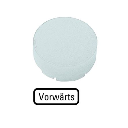 Eaton M22 Series White Push-In Push Button Head Cap, 24mm Cutout [218365 M22-XDLH-W-D15]; 254-592