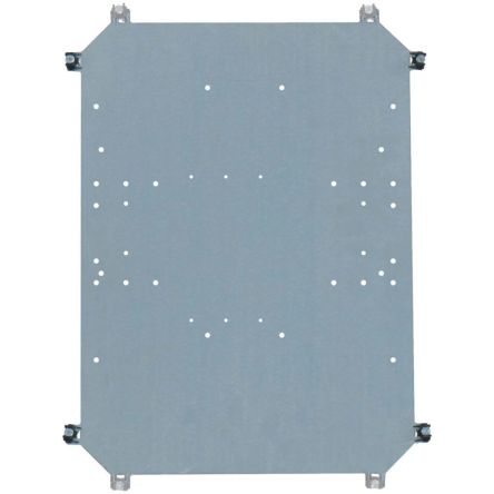 Eaton 2254 Series Galvanised Steel Mounting Plate, 500mm H, 375mm W, 3mm L for Use with Basic Enclosure, Ci Insulated [225416 L5-CI45]; 254-688