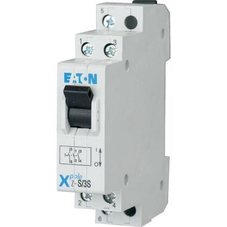 Eaton 4 Pole DIN Rail Isolator Switch - 20A Maximum Current, IP40 [248337 Z-S/SSOO]; 254-732
