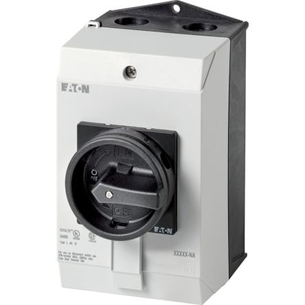 Eaton 3 Pole Surface Mount Isolator Switch - 25A Maximum Current, IP65 [255885 P1-25/I2/SVB-SW-NA]; 254-767