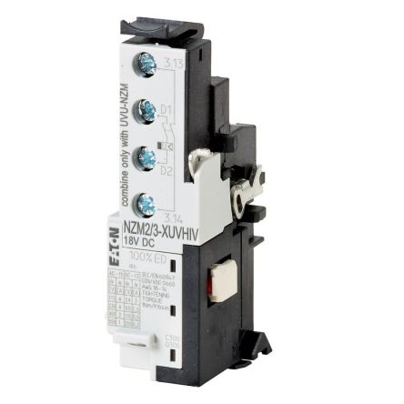 Eaton Eaton Moeller NZM Undervoltage Release for use with N(S)2(-4), N(S)3(-4), NZM2(-4), NZM3(-4) [259684 NZM2/3-XUVHIV]; 254-791