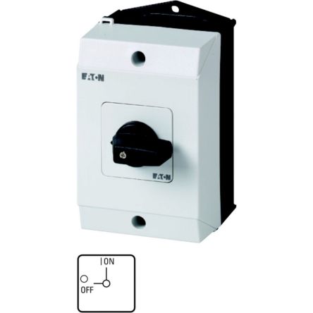 Eaton 3 Pole Surface Mount Isolator Switch - 20A Maximum Current, IP65 [222541 T0-2-10/I1]; 255-082