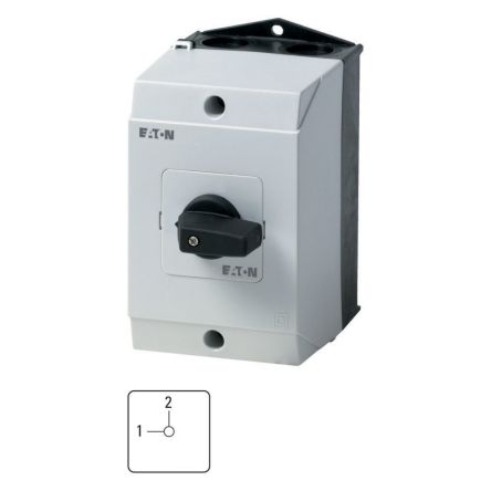 Eaton T3 Series Plastic Door Switch for Use with Changeoverswitches, 181 x 127 x 100mm [220231 T3-3-15543/I2]; 255-104