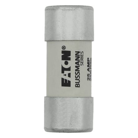 Eaton 25A Cartridge Fuse, 23 x 57mm [25KR85]; 255-161