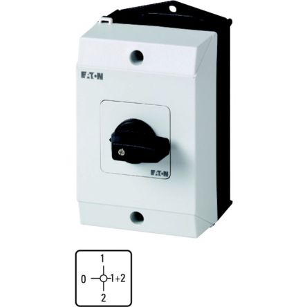 Eaton 3 Pole Surface Mount Isolator Switch - 20A Maximum Current, IP65 [222556 T0-1-15046/I1]; 255-322