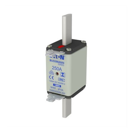 Eaton 250A NH Fuse, 63 x 40 x 150mm, 400V ac [250NHG02BI-400]; 255-495