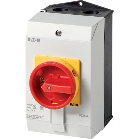 Eaton 3 Pole Surface Mount Isolator Switch - 25A Maximum Current, IP65 [255888 P1-25/I2/SVB/HI11-NA]; 255-504