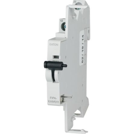 Eaton Auxiliary Contact, 2 Contact, 1CO, 1NC, Top Hat Rail, Eaton Distribution [262578 FIPA-XAM011]; 255-560
