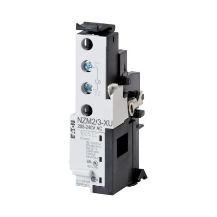 Eaton Eaton Moeller NZM Undervoltage Release for use with N(S)2(-4), N(S)3(-4), NZM2(-4), NZM3(-4) [259517 NZM2/3-XU220-250DC]; 255-716