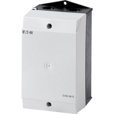 Eaton Series Black, Light Grey Plastic General Purpose Enclosure, IP65, IK06, Light Grey Lid, 181 x 100 x 100mm [229304 CI-K2H-100-TS]; 255-820