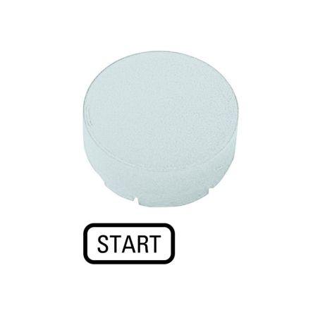 M22 Series White Push-In Push Button Head Cap, 24mm Cutout [218372 M22-XDLH-W-GB1]; 255-860
