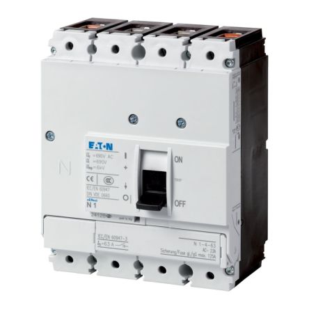 Switch Disconnector, 4 Pole, 100A Max Current [266000 PN1-4-100]; 255-950