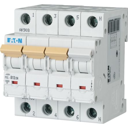 Eaton xPole - PXL PXL MCB, 3P, 13A Curve B, 400V AC, 10 kA Breaking Capacity [236483 PXL-B13/3N]; 256-158
