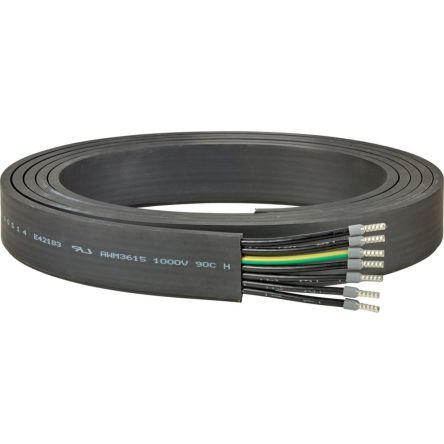 Eaton Rapid Link Series Flat Ribbon Cable, 0.001m Length, Unterminated to Unterminated [230860 RA-C1-7X4HF]; 256-255