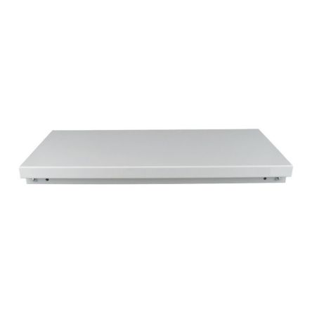 Eaton 2867 Series RAL 7035 Sheet Steel Base Plate, 75mm H, 6.115m W, 265mm L for Use with Service Distribution Board, [286700 BP-TBP-600-BL]; 256-630