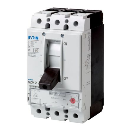 Eaton, Eaton Moeller NZM MCCB Molded Case Circuit Breaker 3P 1.6A, Breaking Capacity 50 kA, Fixed Mount [269478 NZMN2-S1,6-CNA]; 256-753