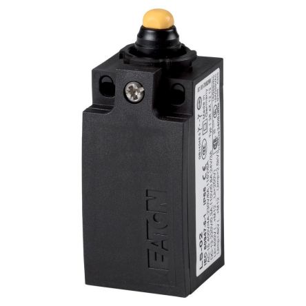 Eaton Series Plunger Roller Plunger, 1NC/1NO, IP66, IP67, 1NO/NC, Plastic Housing, 400V ac ac Max, 6A Max [272008 LS-20-SW]; 256-787