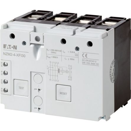 Eaton Eaton Moeller NZM Residual Current Release for use with Four Pole NZM2-4, N2-4 [292343 NZM2-4-XFI30]; 256-804