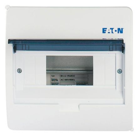 Eaton xComfort ECO Distribution Board Enclosure, 8 Way [280353 BC-U-1/8-ECO]; 256-855