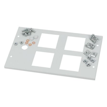 Eaton 2839 Series Steel Cover, 25mm H, 210mm W, 350mm L for Use with Enclosure [283940 XME0804CM]; 257-123