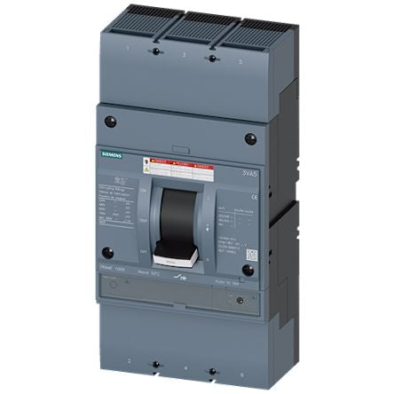 Siemens, SENTRON MCCB Molded Case Circuit Breaker 3P 800A, Breaking Capacity 65 kA, Fixed Mount [3VA5580-6EC36-1AA0]; 257-494