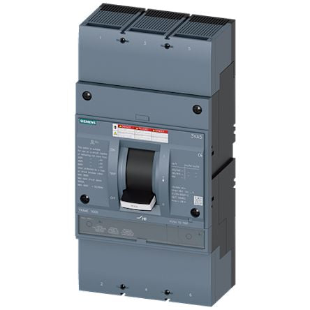 Siemens, SENTRON MCCB Molded Case Circuit Breaker 3P 800A, Breaking Capacity 65 kA, Fixed Mount [3VA5580-0BB36-0AA0]; 257-592