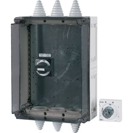 Eaton xEnergy Safety Ci Series Black, Grey Plastic General Purpose Enclosure, IP65, 500 x 375 x 225mm [280418 NZM2-XCI45-TVD]; 257-834