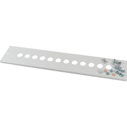 Eaton 2839 Series Steel Cover, 25mm H, 110mm W, 350mm L for Use with Enclosure [283927 XME0404CI]; 258-114