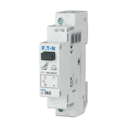 Eaton 2 Pole DIN Rail Isolator Switch - 16A Maximum Current, IP40 [276305 Z-SWL24/SO]; 258-328