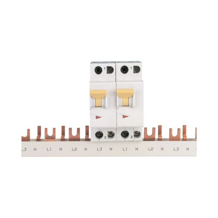 Eaton Eaton Distribution Parts 2 Phase Busbar, 415V [269526 Z-SV-10/1P+N-SD]; 258-402