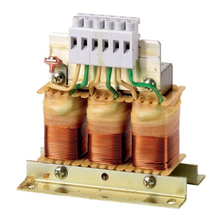 Eaton DX Series Motor Choke for Use with DA1, DC1, DE1, DG1, DM1, 265mm Length, 3-Phase [269542 DX-LM3-016]; 258-403