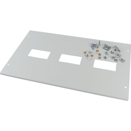 Eaton 2840 Series RAL 7035 Metal Cover, 30mm H, 330mm W, 520mm L for Use with NZM1 [284009 XMN141206CV]; 258-553