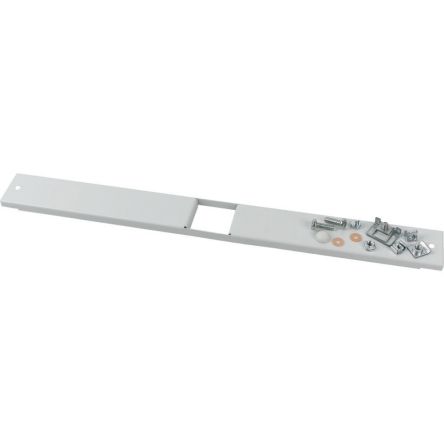Eaton 2840 Series RAL 7035 Metal Front Plate, 25mm H, 60mm W, 520mm L for Use with PKZ0 [284089 XMP030206C]; 258-572