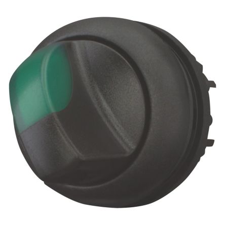 Eaton M22 Series 2 Position Selector Switch Head, 22.5mm Cutout, Black Handle [284540 M22S-WLKV-G]; 258-673