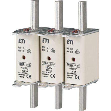 Eaton 63A NH Fuse, 58 x 30 x 135mm, 500V ac [290011 Z-NH-1/63]; 258-718